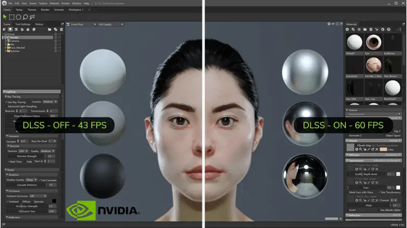 NVIDIA DLSS 3D Modelling