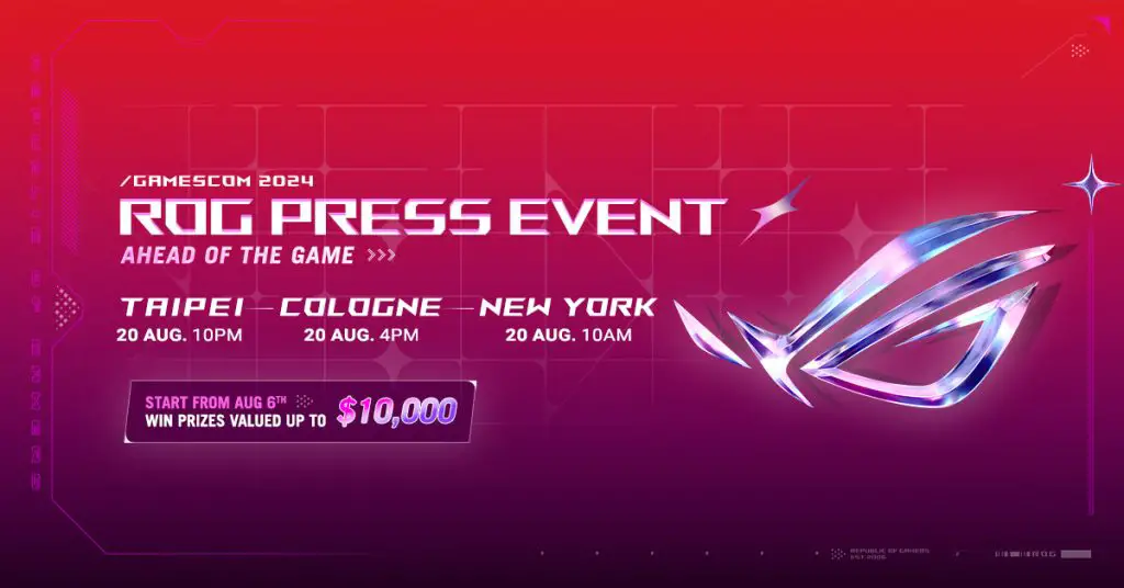 ASUS ROG Gamescom 2024 Ahead of The Game featured