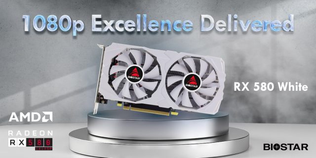 BIOSTAR Radeon RX 580 White GPU announced featured