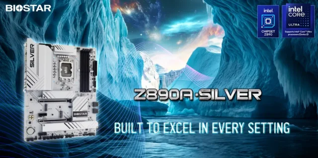 BIOSTAR Z890A SILVER motherboard announced featured