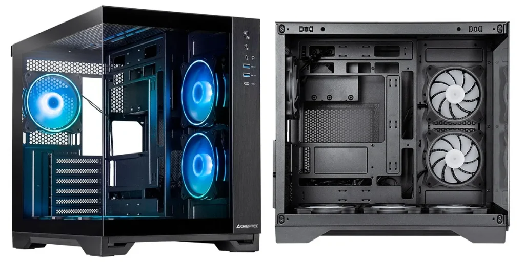 CHIEFTEC VISIO series dual chamber ATX PC case announced 1