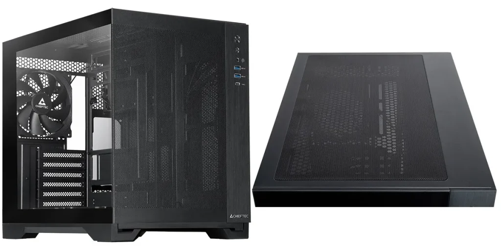 CHIEFTEC VISIO series dual chamber ATX PC case announced 2