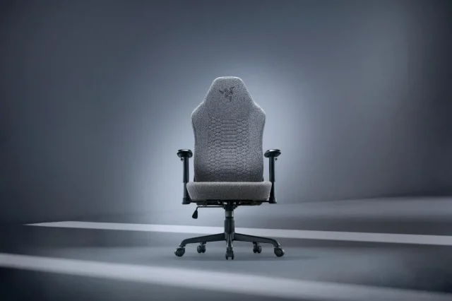 Razer Iskur V2 X Light Gray edition gaming chair featured