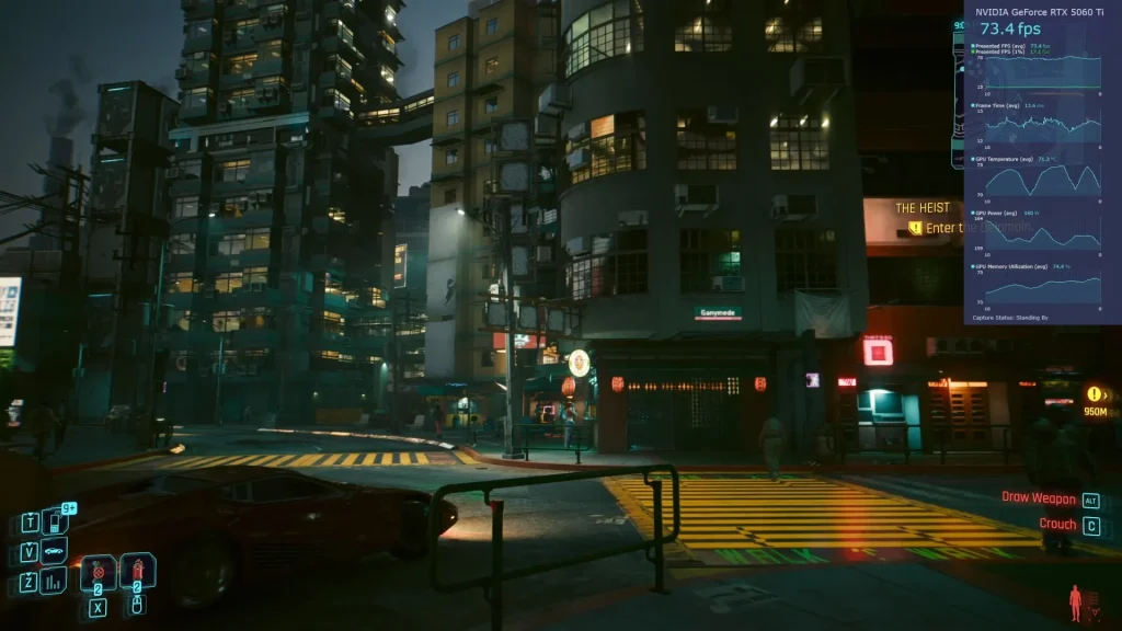 RTX 5060 Ti Cyberpunk 2077 4k 1