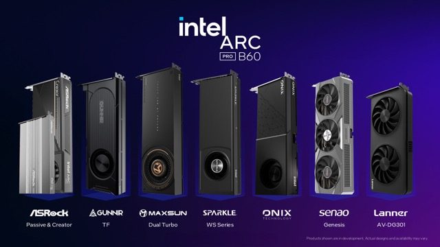 Intel Arc Pro Partner Cards Medium