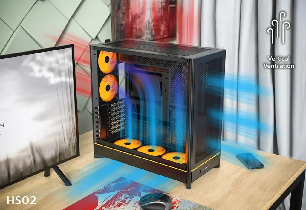 MONTECH HS Series HS01 and HS02 PC Cases launched 2