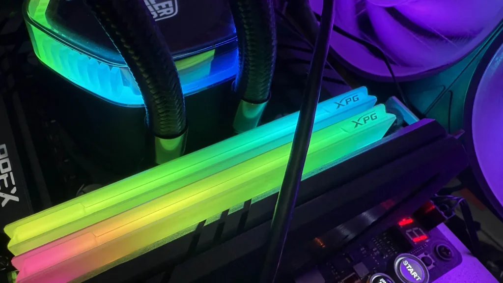 XPG Lancer Neon RGB DDR5 Showcase