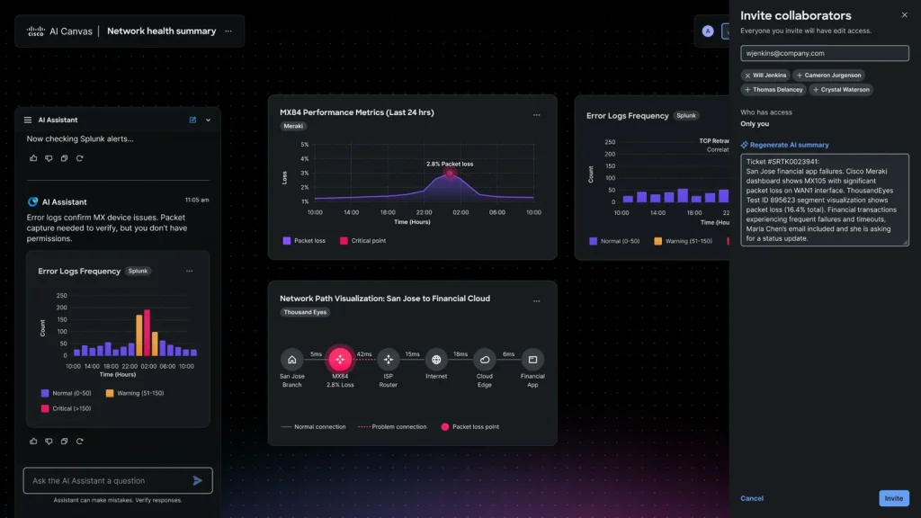 Cisco AI Canvas 1