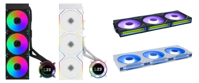 LIAN LI HYDROSHIFT II LCD C Series AIO coolers and UNI FAN SL INFINITY Wireless fans announced