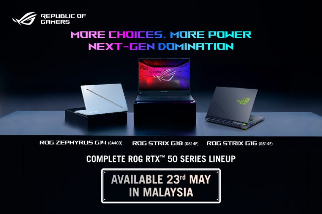 ROG Gaming Laptops Mid Range GeForce RTX 50 Series