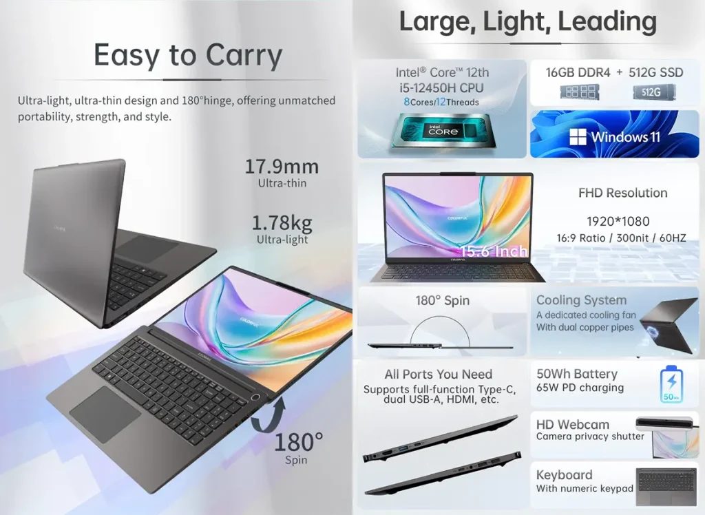 COLORFUL Rimbook L1 laptop launched 1