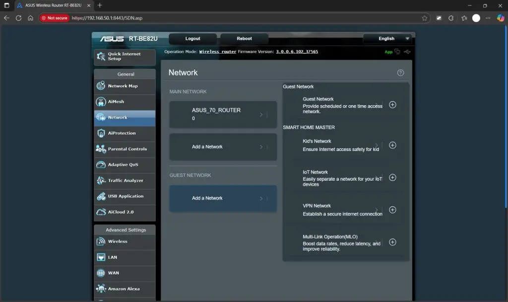 ASUS RT BE82U Screenshot 02