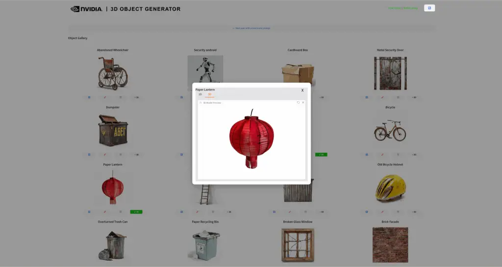 NVIDIA AI Blueprint 3D Object Generation Sample