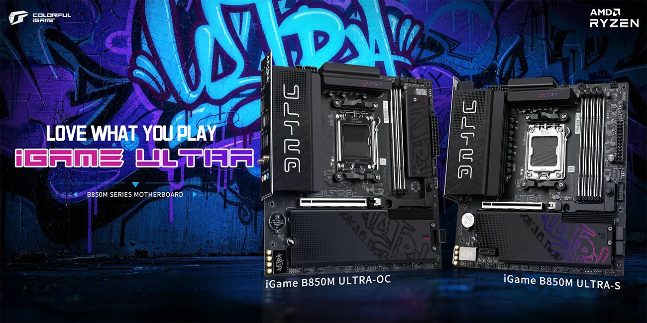 COLORFUL introduces the latest iGame B850M ULTRA Series M-ATX motherboards
