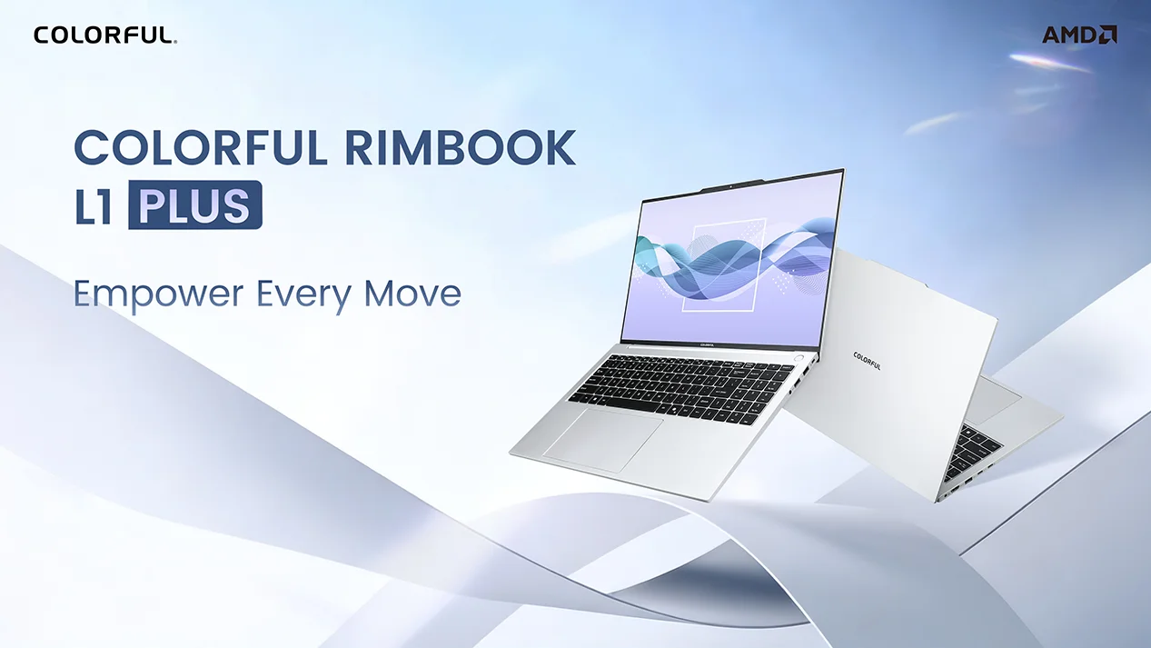 COLORFUL introduces brand-new Rimbook L1 Plus laptop powered by AMD Ryzen processor