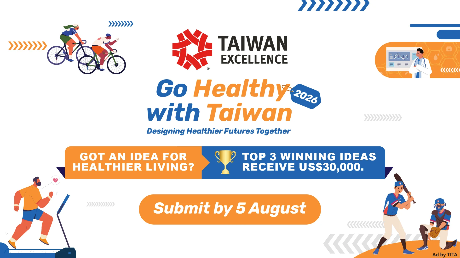 Go Healthy with Taiwan 2026 opens global call for health innovation proposals