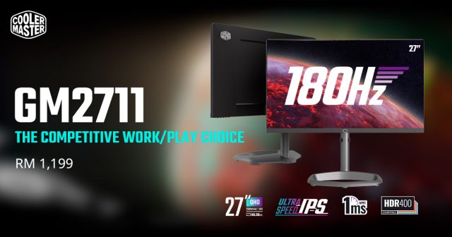 Cooler Master GM2711 versatile monitor Malaysia price featured