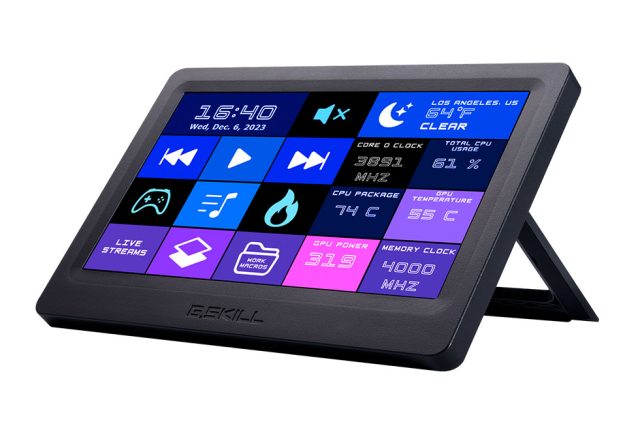 G.SKILL WigiDash PC Command Panel launched 1