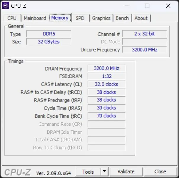 KLEVV CRAS V RGB CPUZ 6400C32