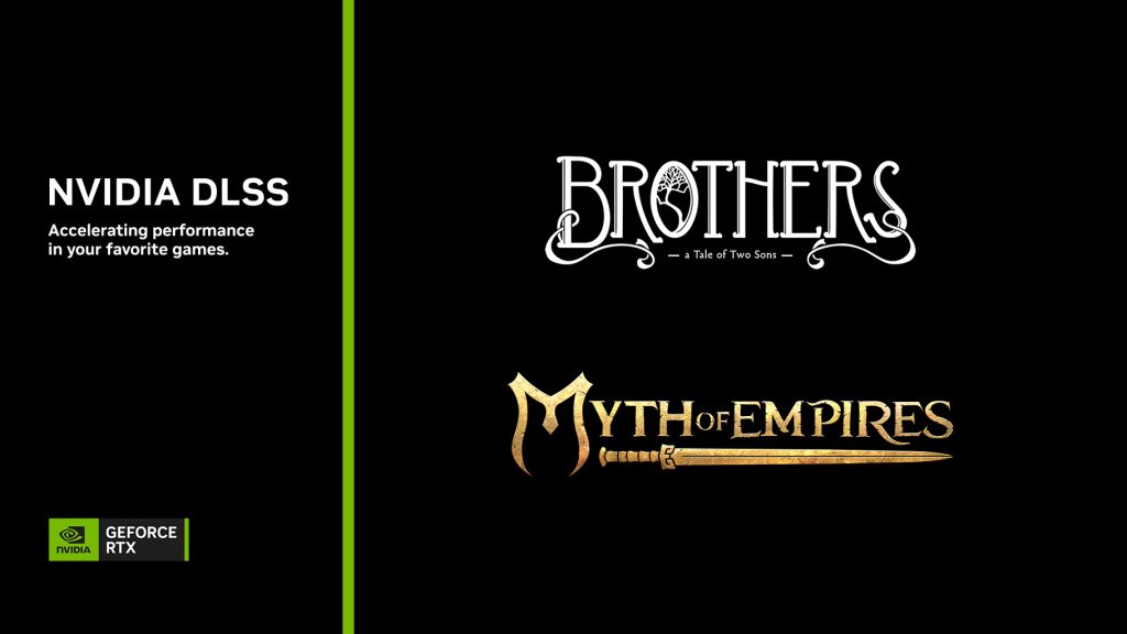NVIDIA DLSS for Brothers fA TAle of Two Sons Remake Myth of Empires