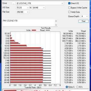 PNY CS2142 1TB ATTO SSD