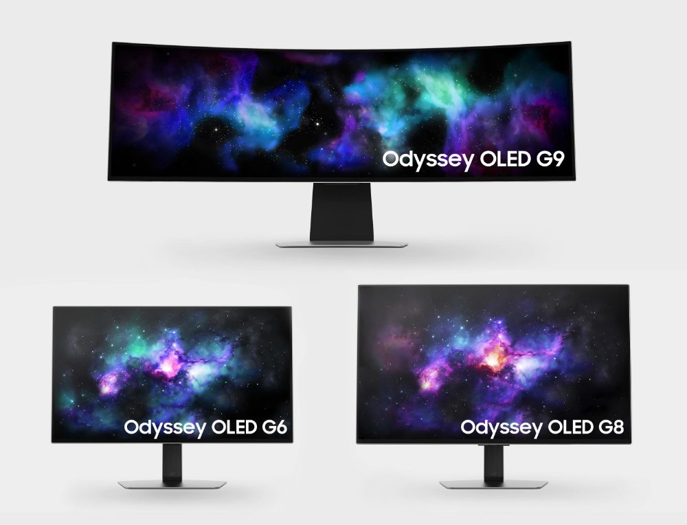 Samsung Odyssey OLED Gaming Monitors CES 2024