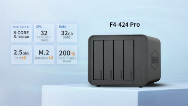 TerraMaster F4 424 Pro NAS launched featured