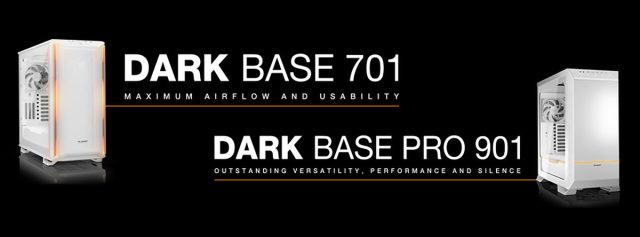 be quiet Dark Base Pro 901 White and Dark Base 701 White PC Cases featured